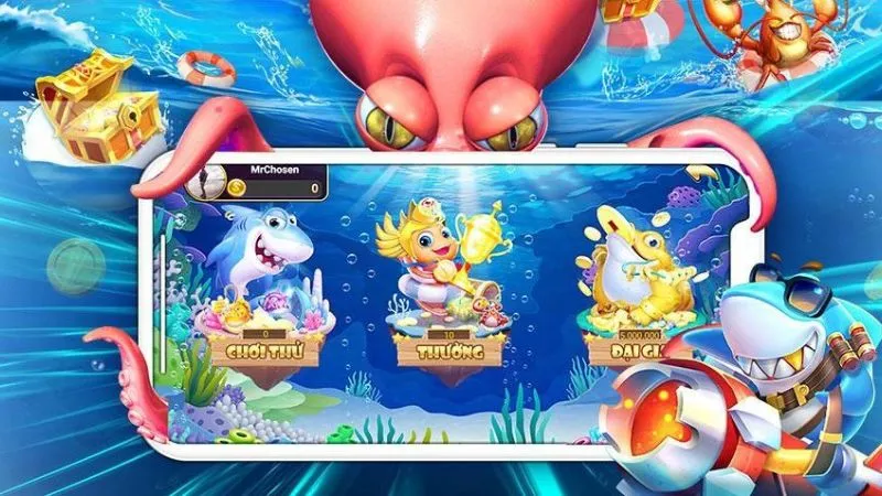 Game bắn cá online rất quen thuộc đối với mọi game thủ